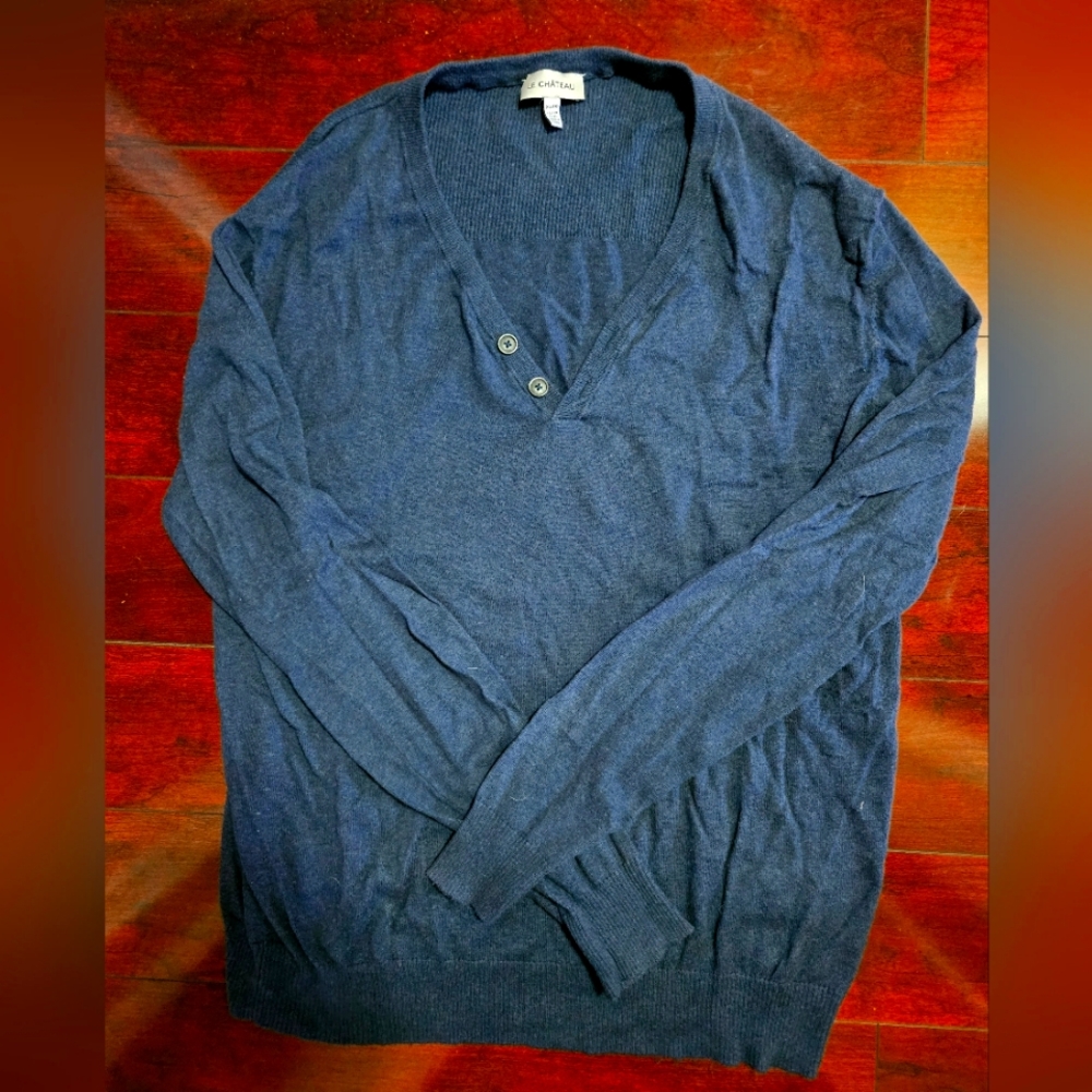 Cotton Cashmere Sweater Le Chateau